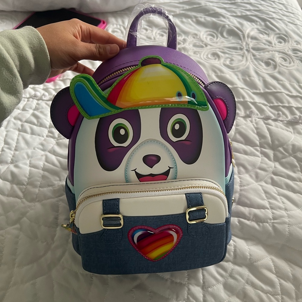 LISA FRANK PANDA PAINTER COSPLAY MINI BACKPACK - Picture 8 of 9